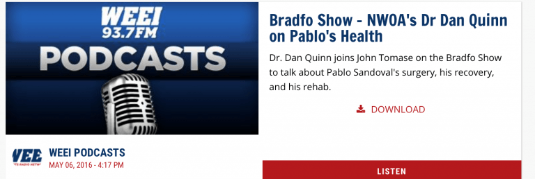 Bradfo Show -Dr. Dan Quinn on Pablo’s Health