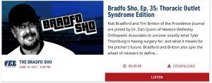 Dr. Dan Quinn Thoracic Outlet Syndrome-Bradfo Show